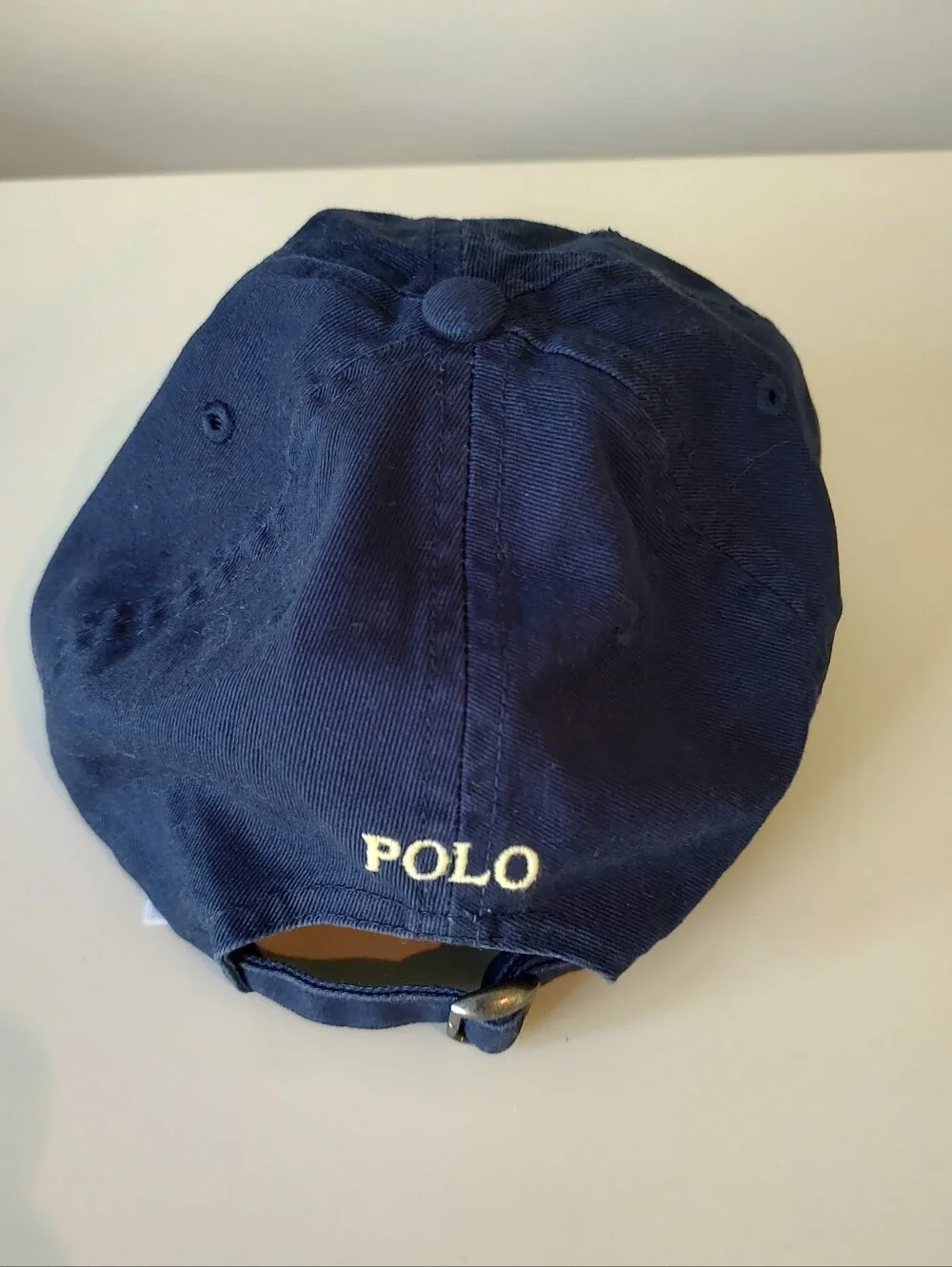 Ralph Lauren Polo Pony Youth Kids Ball Cap Navy Blue Classic Preppy Adjustable